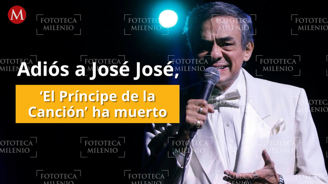 Adiós a José José, ‘El Príncipe de la Canción’ ha muerto