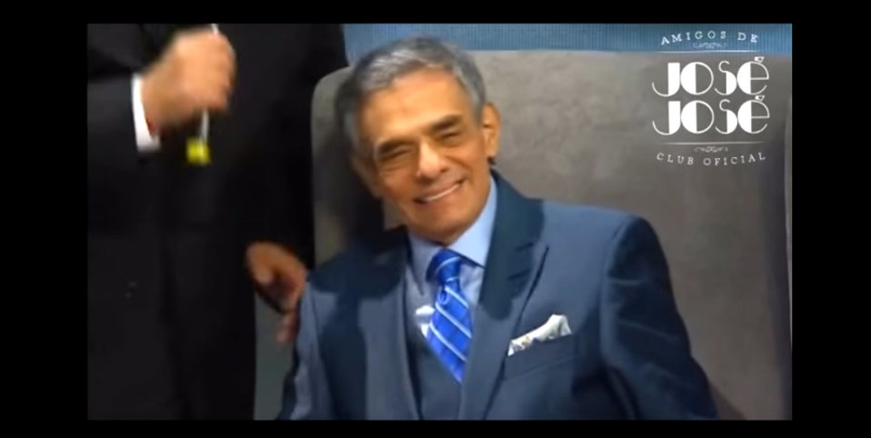 José José realizó su última aparición pública en el Salón de la Fama en 2017 (Recorte).