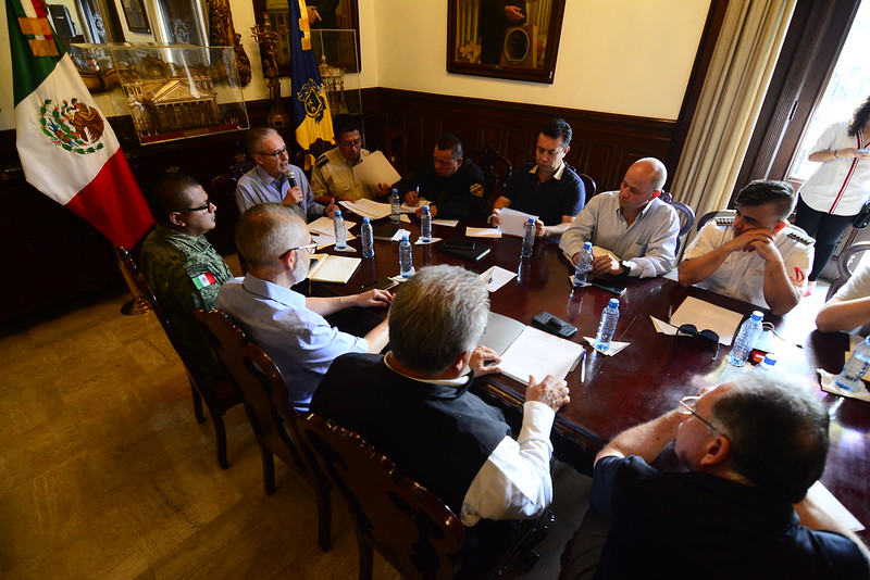 Se reúne Comité Estatal de Emergencia ante posible amenaza de 'Narda' (Cortesía)