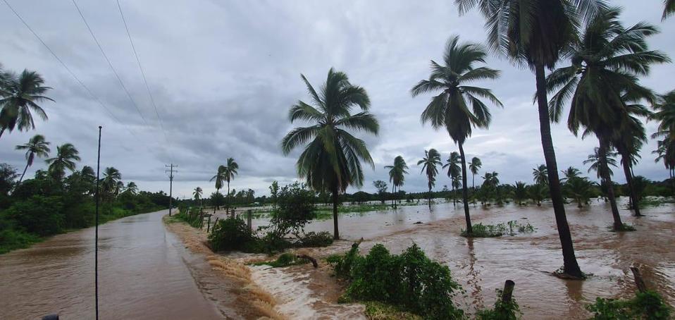Las lluvias generaron afectaciones en la entidad.