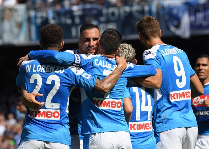 Napoli venciö al Brescia (SSC Napoli)