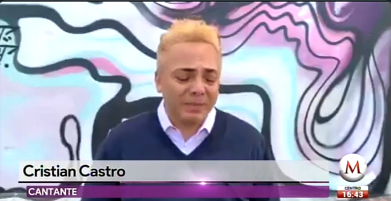 Cristian Castro lloró por la muerte de José José. (Captura de Pantalla)