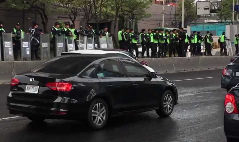 El operativo inició alrededor de las 9:00 horas. (César Velázquez)
