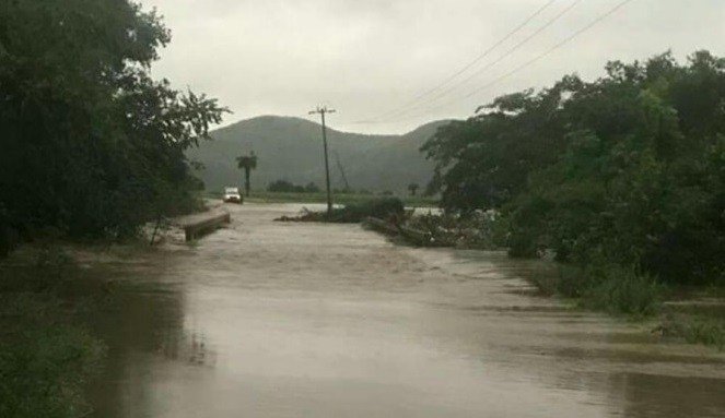 Lluvias causan afectaciones en El Mante.