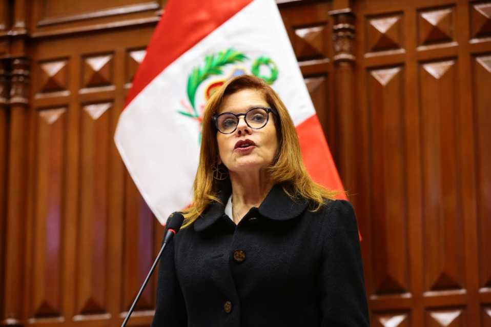 Mercedes Aráoz será la presidenta interina de Perú tras la destitución de Martín Vizcarra. (@CongresoPeru)
