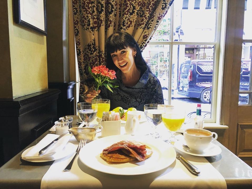 Susana Zabaleta celebra su cumpleaños en Londres
