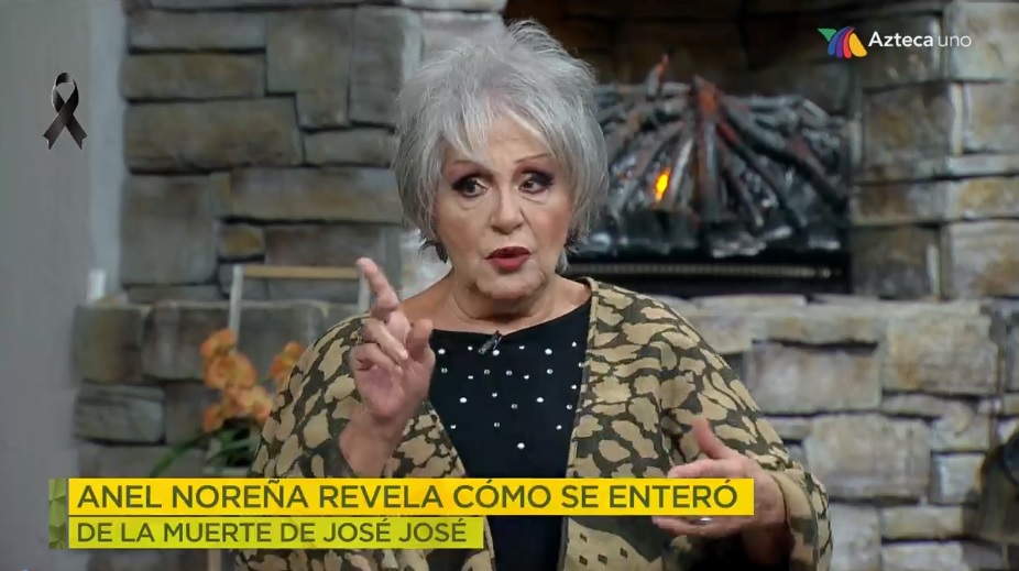 Anel dijo que debido a Sarita, sus dos hijos no pudieron ver a José José en el último y medio (Azteca).