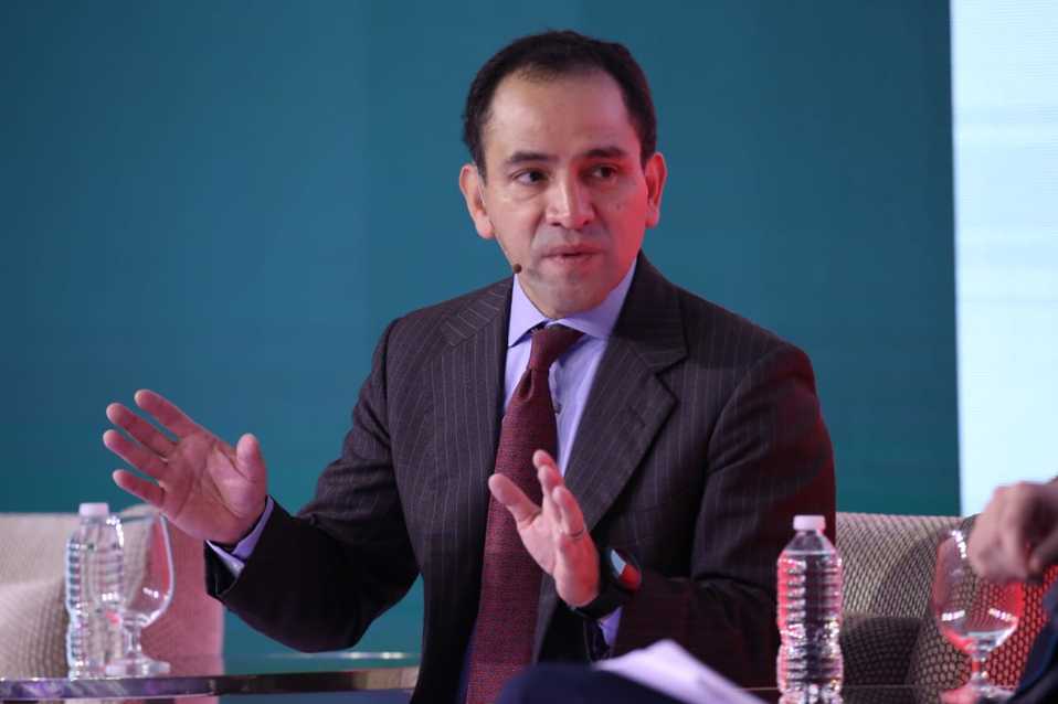 Arturo Herrera, secretario de Hacienda, en México Summit (Foto: Juan Carlos Bautista)