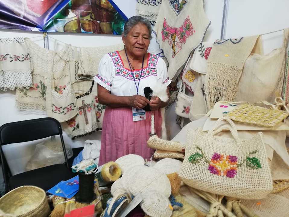 Esperanza Hernández Vargas, artesana del Valle del Mezquital. (Elizabeth Hernández)