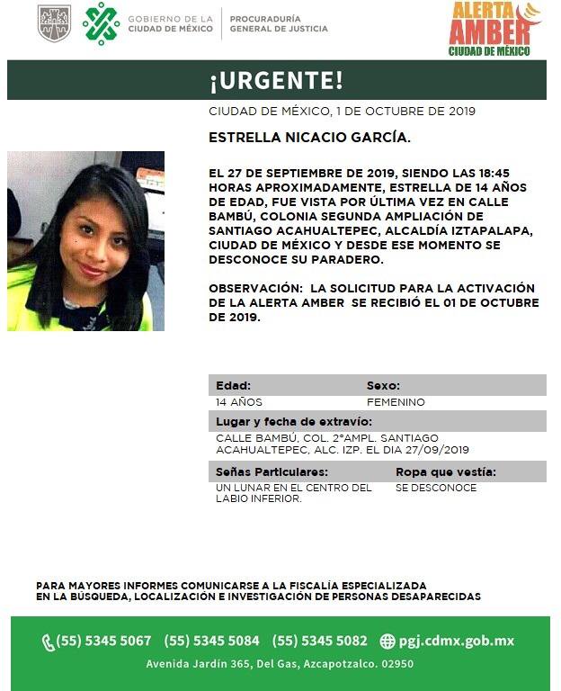 La joven fue vista por última vez en la calle Bambú, colonia Segunda Ampliación de Santiago Acahualtepec. (Especial)