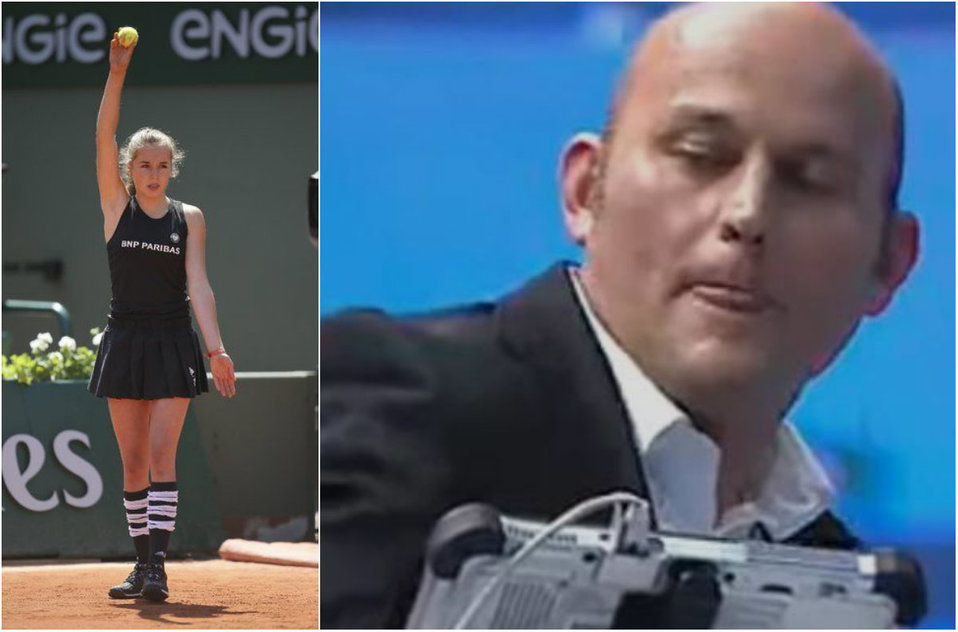 El juez de silla Gianluca Moscarella acosó a una recogepelotas de tenis (AP / Especial)