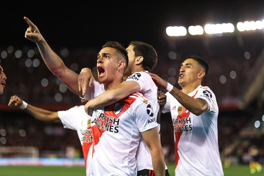 River Plate derrotó a Boca Juniors en la semifinal de ida de la Copa Libertadores (EFE)