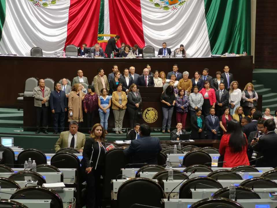 En la Cámara de Diputados, legisladores se pronuncian por el movimiento estudiantil del 68. (Fernando Damián)