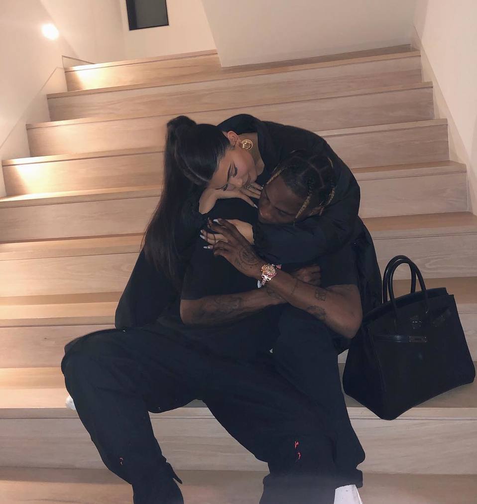 Kylie Jenner y Travis Scott (Instagram).
