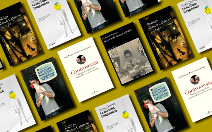 Leonardo Padura y Anthony Bourdain entre los autores recomendados. (Montaje: Ángel Soto)