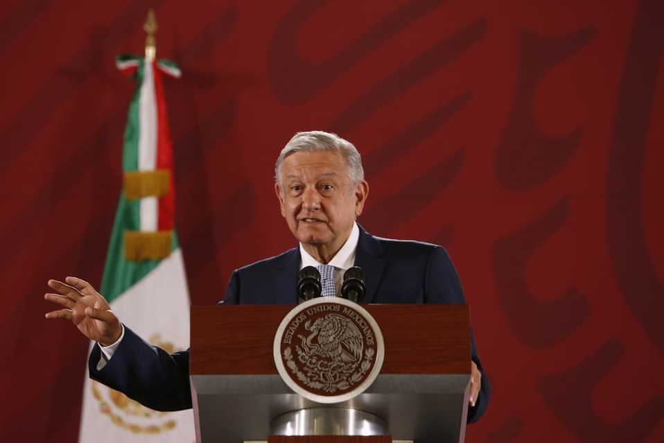 López Obrador expresó sus condolencias por la muerte de Miguel León Portilla. /Ariana Pérez