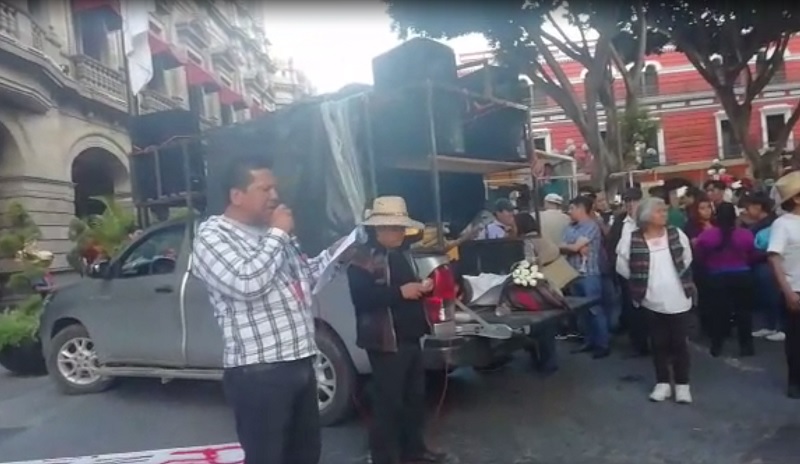 28 de octubre realizó una movilización en el marco del 2 de octubre (Angélica Tenahua)