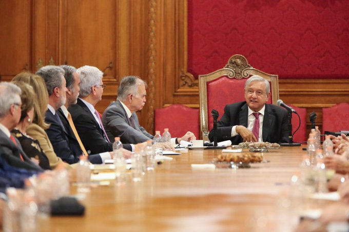 AMLO se reúne con responsables de mega proyectos en Palacio Nacional/Especial.