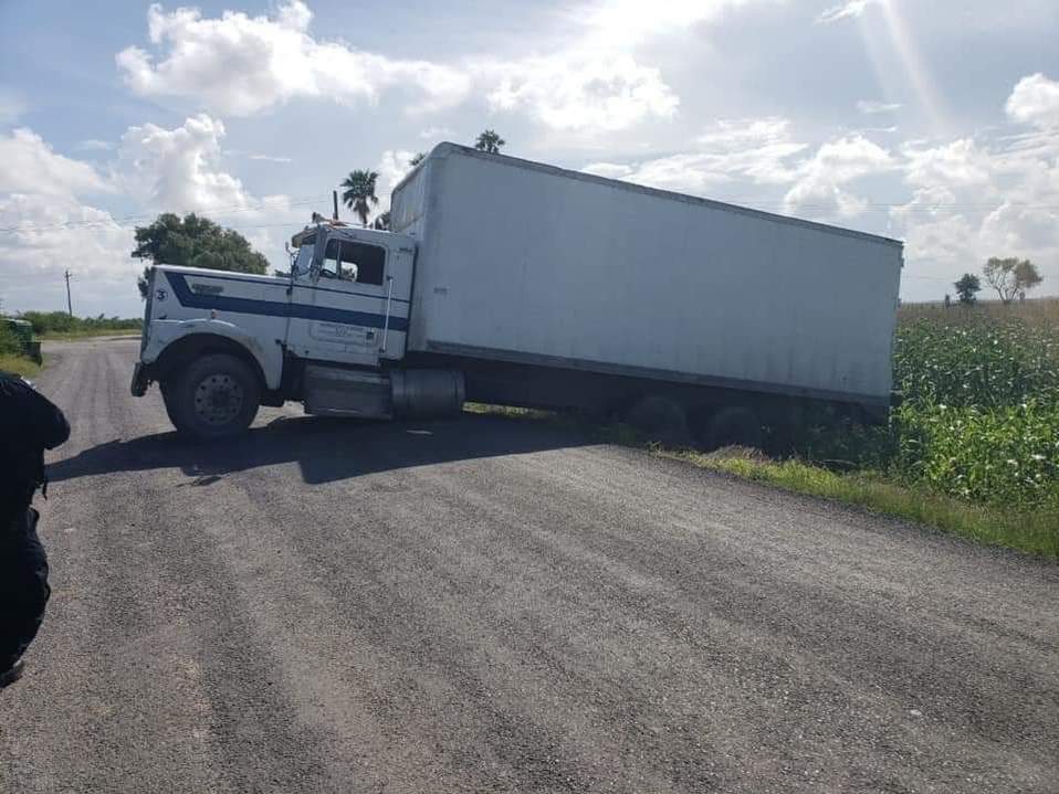 Bloque de camino en Tamaulipas.