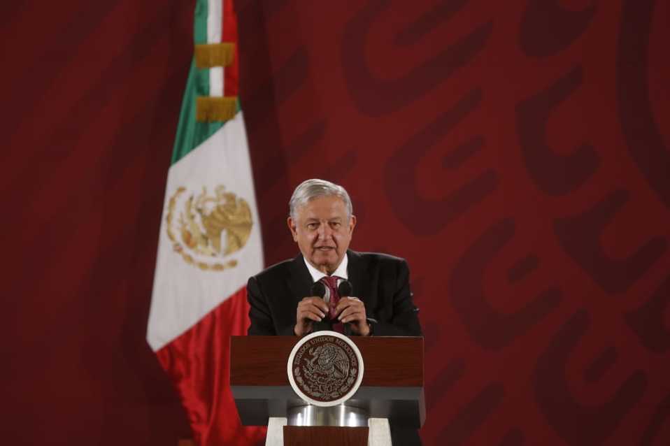 Conferencia matutina del 3 de octubre en Palacio Nacional. /Araceli López