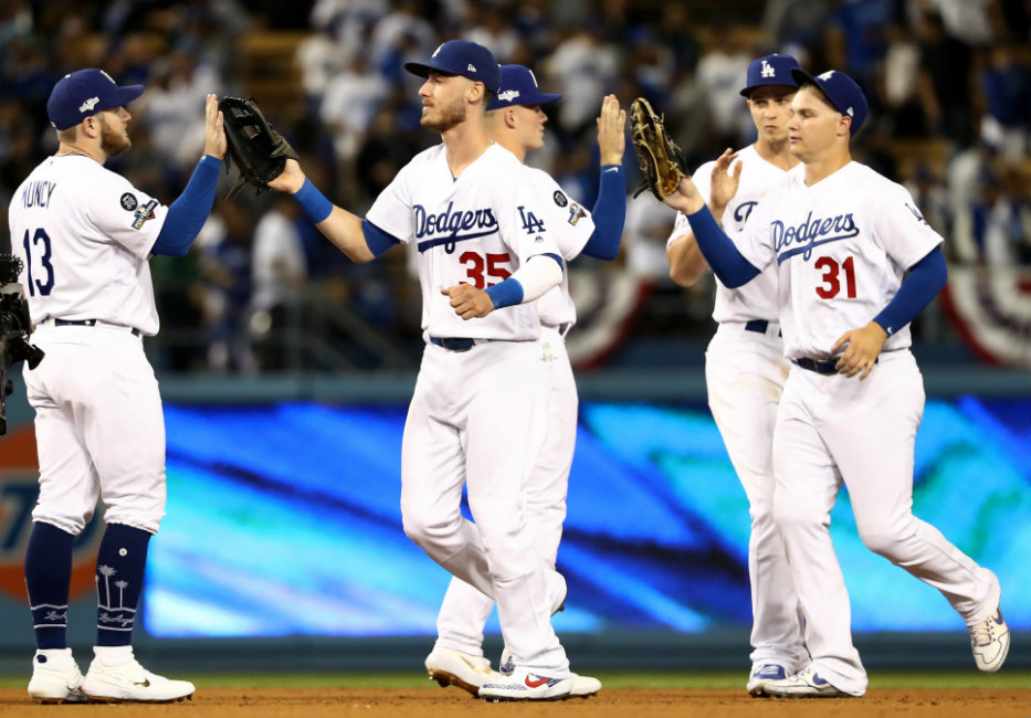Los Dodgers se llevaron el primer juegos de la Serie Divisional (AFP)