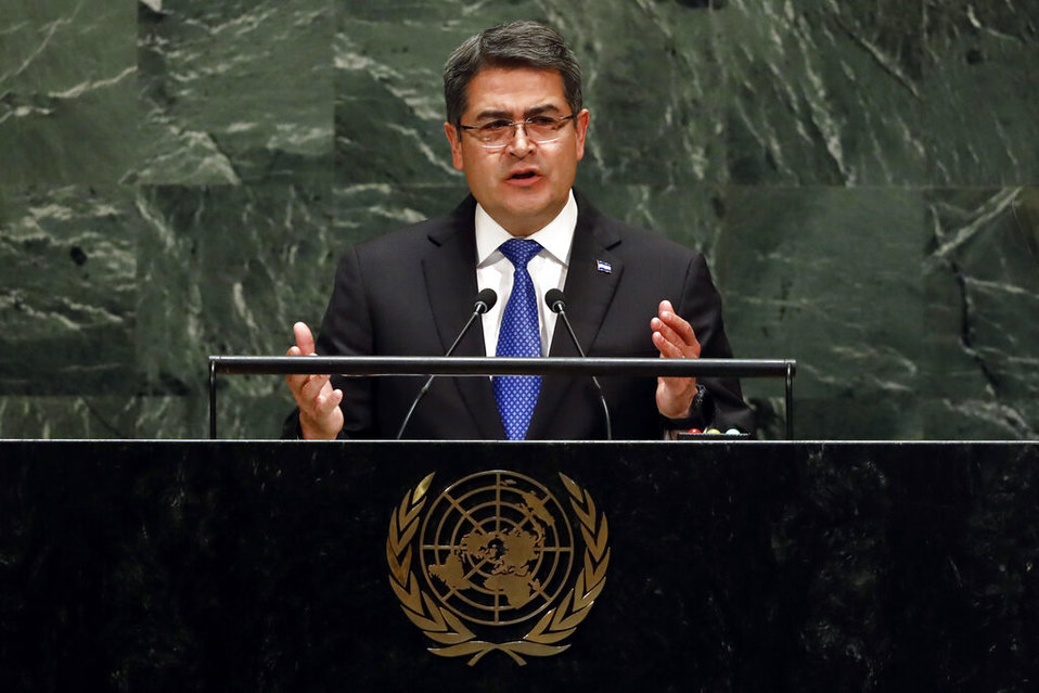 Juan Orlando Hernández, presidente de Honduras. AP