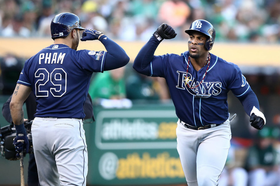 Los Rays eliminaron a los Athletics (AFP)