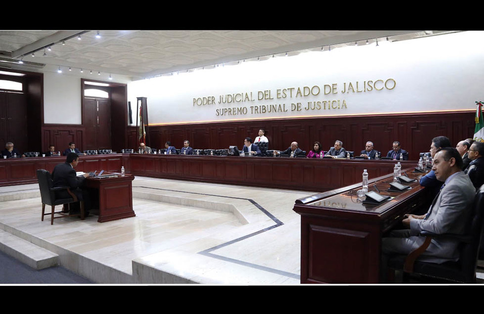 Hubo magistrados del Supremo Tribunal de Jalisco que no acudieron a la sesión como protesta (Especial).