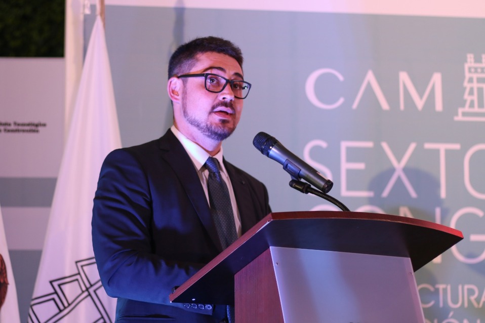 Román Meyer, titular de la Sedatu, asegura que se debe garantizar la perdurabilidad de la obra. (Karina Palacios)