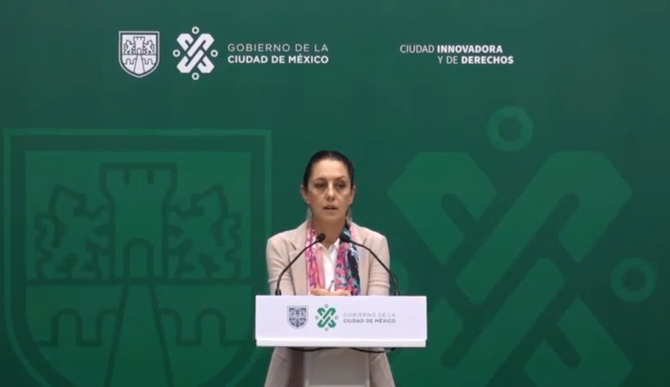 Claudia Sheinbaum, jefa de Gobierno de la Ciudad de México.