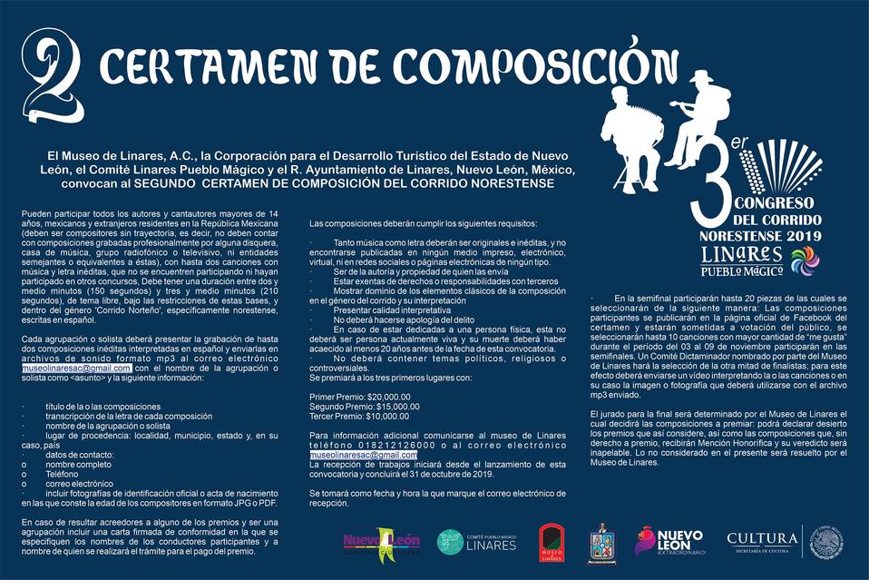 El Congreso del Corrido Norestense 2019 también contará con mesas de diálogo y conferencias. (Especial)