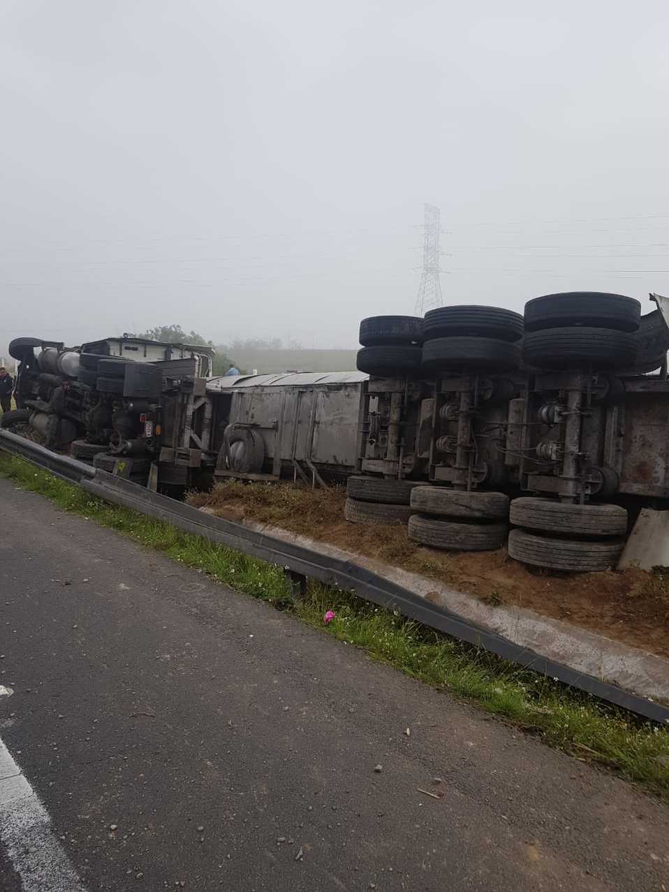 La unidad transportaba manteca. (Especial)