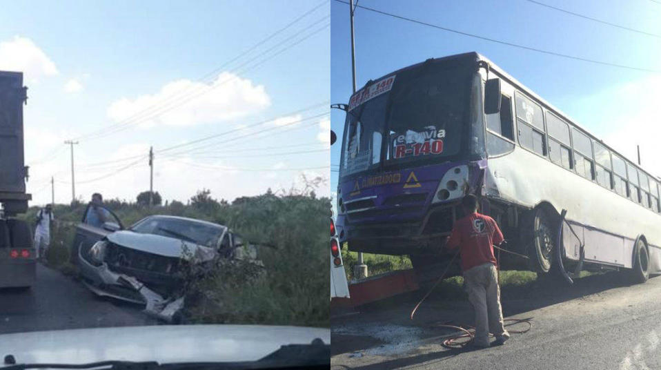 El lesionado fue trasladado por Protección Civil del municipio al Hospital Metropolitano. (Cynthia Pardo)