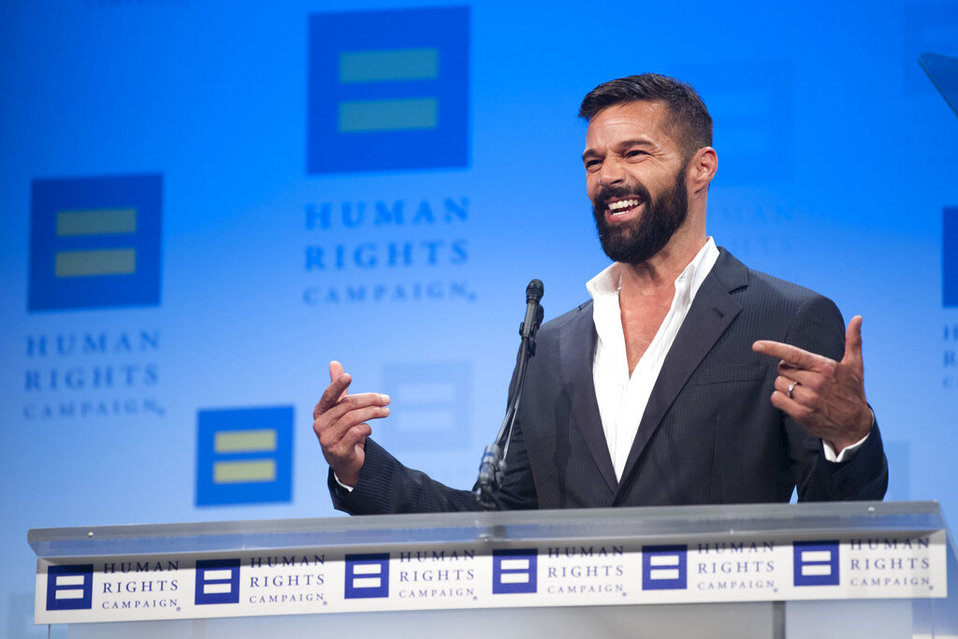 Ricky Martin regresará al Festival de Viña del Mar 2020 (AP).