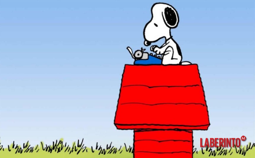 Snoopy o el escritor. (Ilustración: Charles Monroe Schulz)