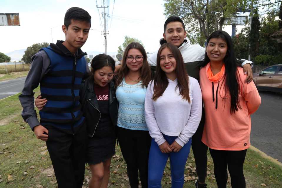 Estudiantes de la Universidad Politécnica de Tulancingo. (Jorge Sánchez)