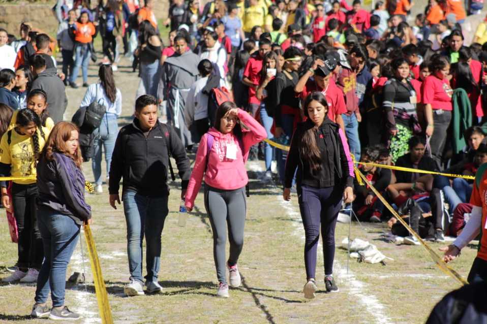 Más de 6 mil jóvenes asistieron este año a la marcha a Cristo Rey. Foto: Daniela Béjar.