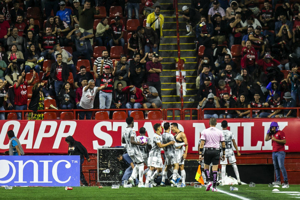 Atlas celebra el empate tras el golazo de Manuel Balda ante Tijuana (Mexsport)