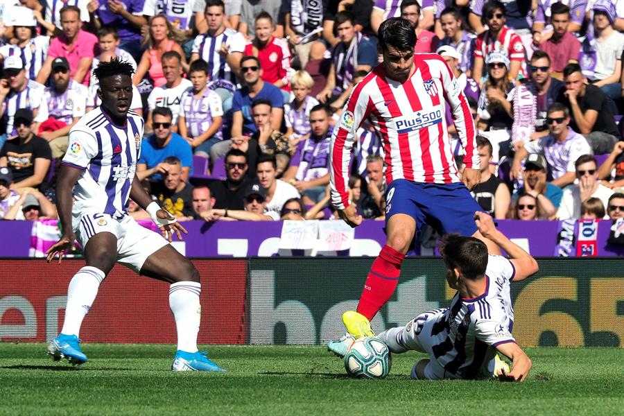 Atlético de Madrid empató 0-0 ante el Valladolid en La Liga (EFE)