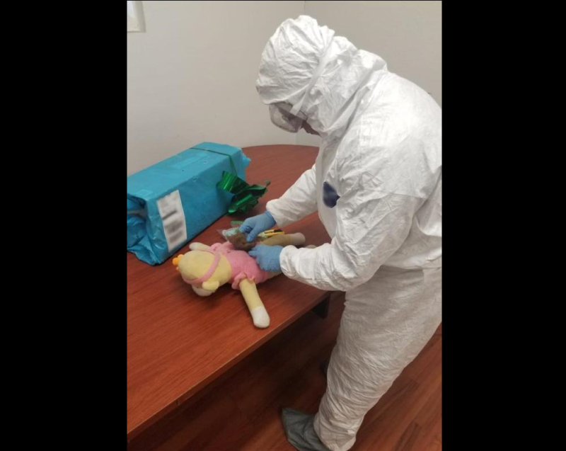 La droga quedó a disposición del agente del Ministerio Público Federal. (Especial)