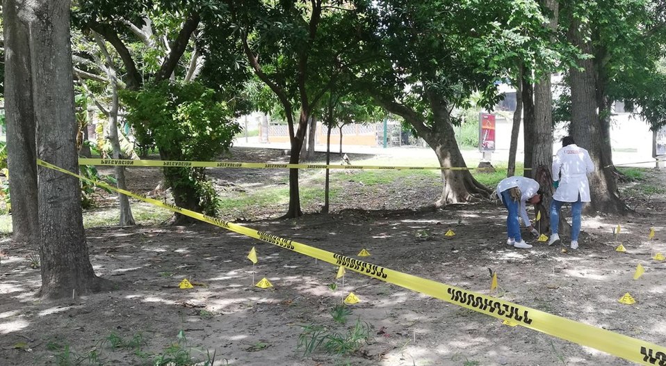 Escena del crimen.