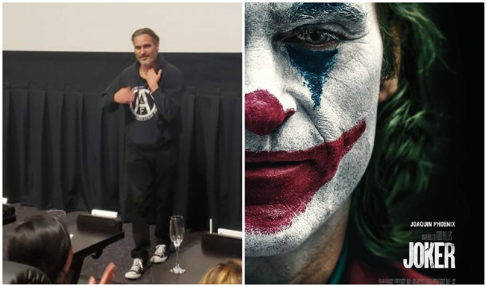 Joaquin Phoenix convivió con fans en funciones de 'Joker' en Los Ángeles (Especial).