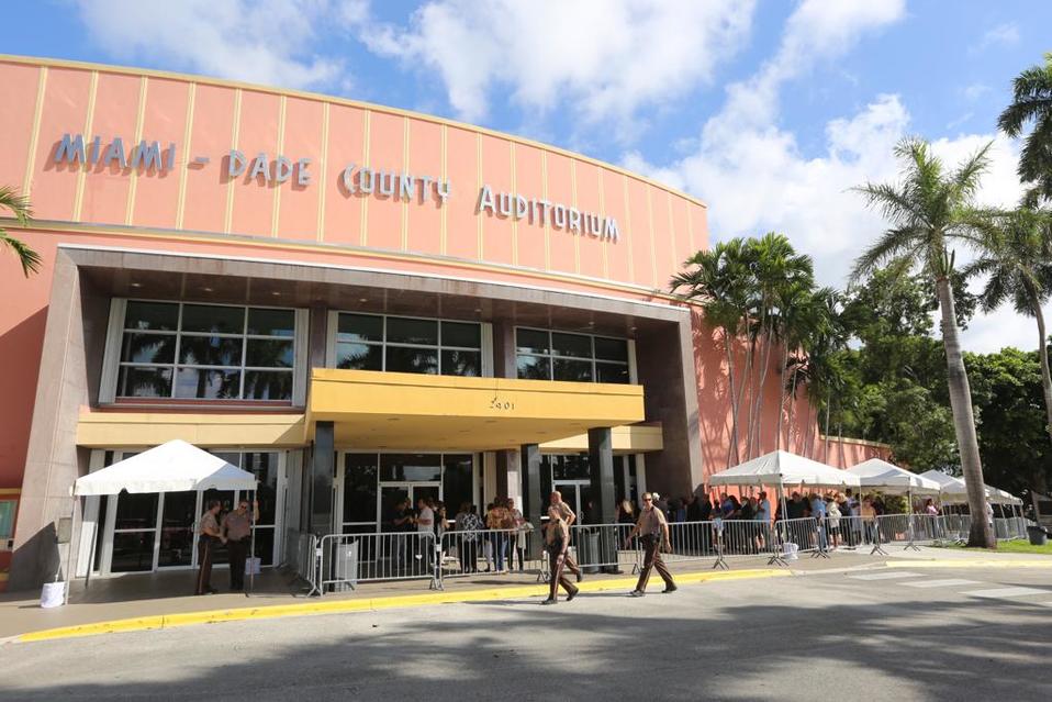 Miami Dade County Auditorium. (Jorge Carballo)