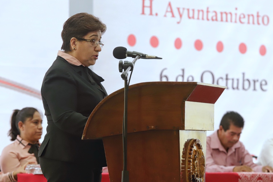 Rinde informe de labores presidenta municipal de Tepexi de Rodríguez, Alondra Méndez Betancourt. (Enfoque)