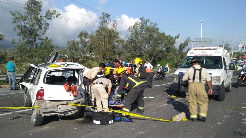 Accidente vial cobra vida de una mujer en Zapopan. (Cortesía)