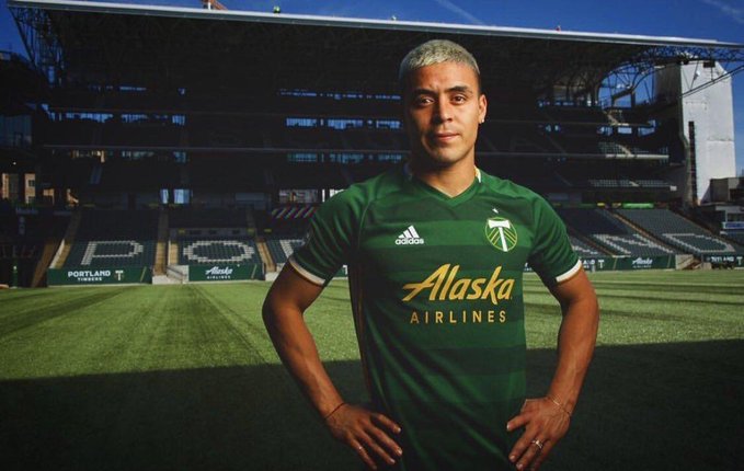 Brian Fernández. jugador del Portland Timbers (Twitter)