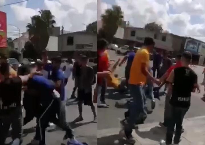 El momento fue captado en video y difundido en redes sociales. (Foto: Especial)