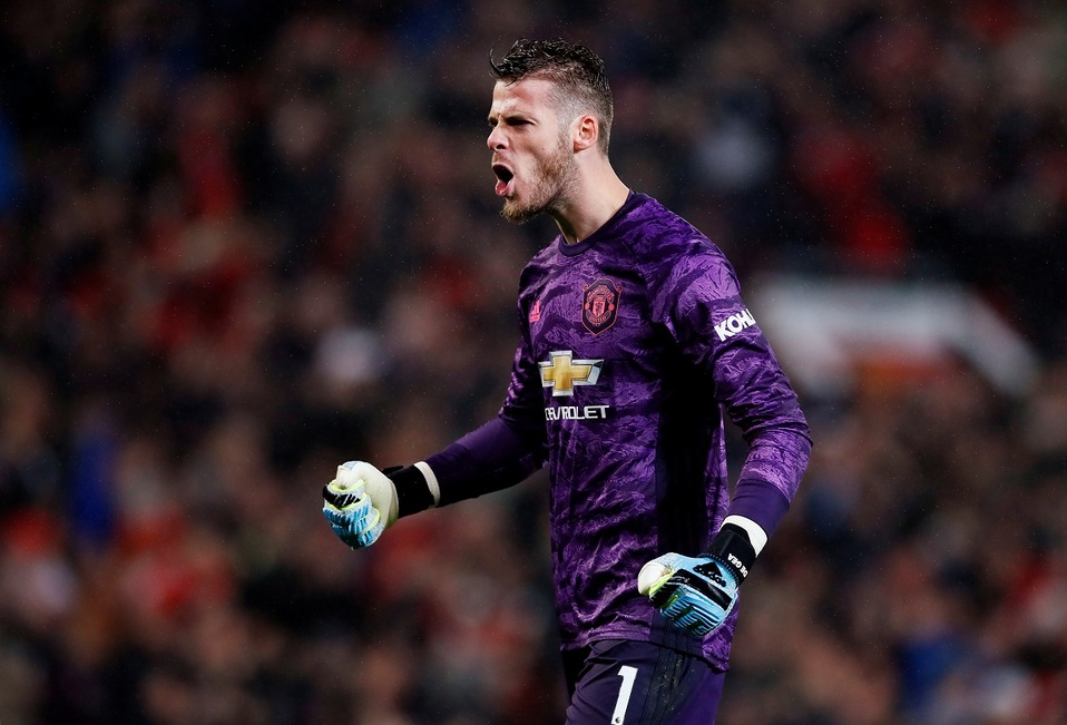 David De Gea, portero del Manchester United (Reuters)