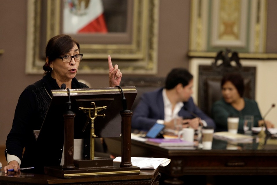 La diputada Rocío García se pronunció en contra de lo aprobado en la sesión del Congreso (Agencia Enfoque)