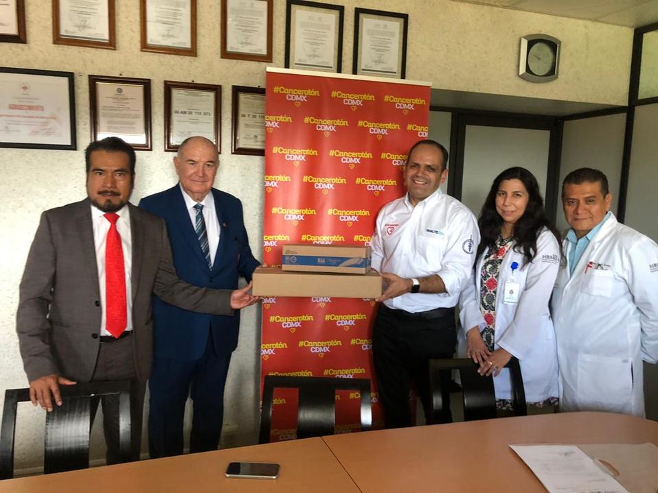 El mediamento fue entregado por el patronato del INCAN.